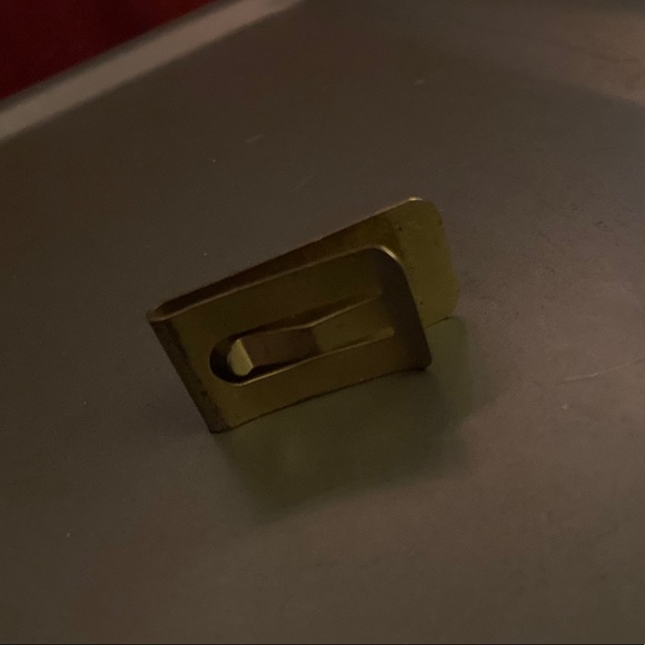 VINTAGE Gold plated money clip - Picture 4 of 8